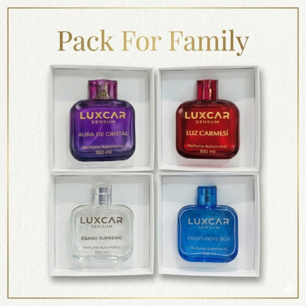 Pack familia de perfumes para automóvil LUXCAR