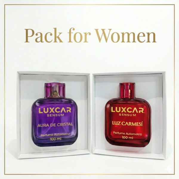 Pack femenino perfumes automóvil LUXCAR